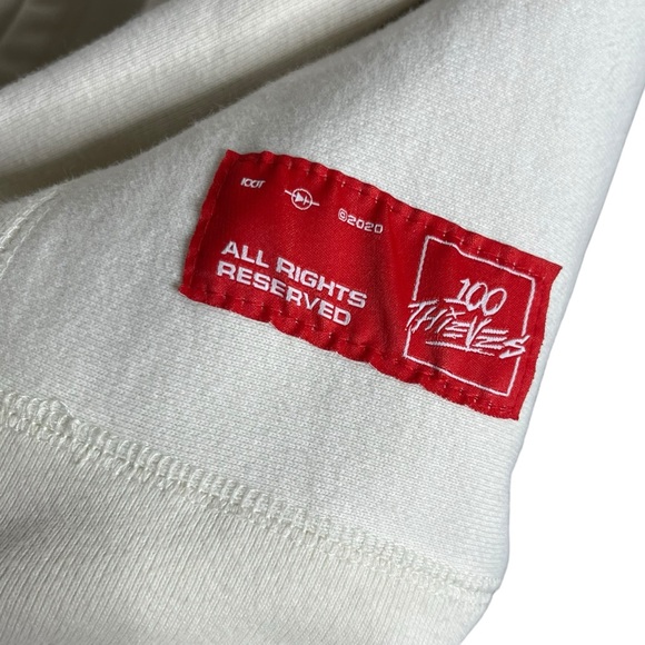 100 Thieves Camping Season 2020 Hoodie Sweater - Picture 5 of 6